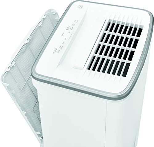 Frigidaire FGAC5044W1 Dehumidifier, High Humidity 50 Pint Capacity with Wi-Fi Connected, Built-In Air Ionizer to maximize your comfort, Easy-to-Clean Washable Filter, in White