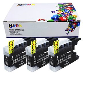hiink compatible ink cartridge replackement for brother lc71 lc75xl lc75 ink cartridges use in brother mfc-j280w j825dw j430w j835dw j625dw j425w j6710dw j280w j6910dw j5910dw j6510dw j435w(3-pack)