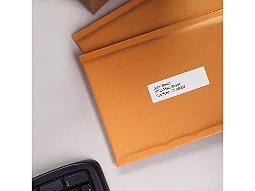 Dymo 30321 Labelwriter Address Labels, 1 2/5 X 3 1/2, White, 260 Labels/Roll, 2 Rolls/Pack