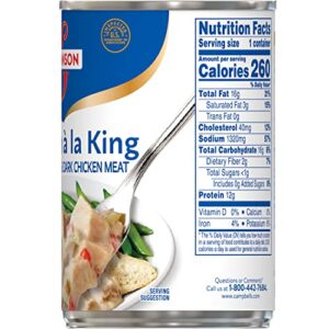 Swanson Chicken á la King Made with White & Dark Chicken Meat, 10.5 Ounce (Pack of 12 Can)