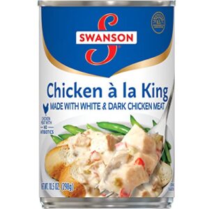 Swanson Chicken á la King Made with White & Dark Chicken Meat, 10.5 Ounce (Pack of 12 Can)