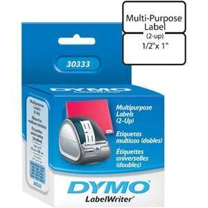 dymo 30333 30333 multipurpose label 1 x 1/2 1000 labels