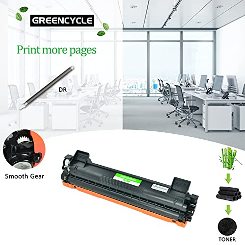 greencycle 4 Pack TN-1000 High Yield Black Toner Cartridge Compatible for Brother TN1000 MFC-1815 MFC-1815R Laser Printer