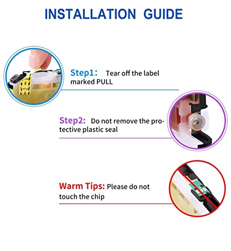 Jalada Compatible Ink Cartridge Replacement for Brother LC103 LC103XL LC101 LC101XL Compatible for Brother MFC J870DW J450DW J470DW J650DW J4410DW J4510DW J4710DW J6720DW Printer (8C 8M 8Y)