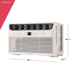 Frigidaire FFRE063WAE Window-Mounted Room Air Conditioner, 6,000 BTU with Multi-Speed Fan, Programmable Timer, Energy Star Certified, in White