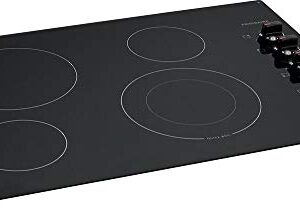 Frigidaire FFEC3025UB 30 Inch Electric Smoothtop Style Cooktop with 4 Elements in Black