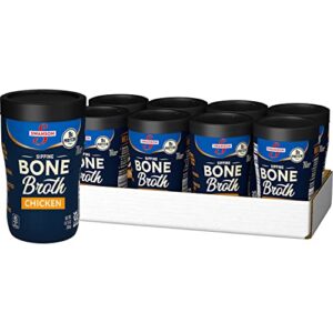 swanson sipping bone broth, chicken bone broth, 10.75 ounce sipping cup, pack of 8