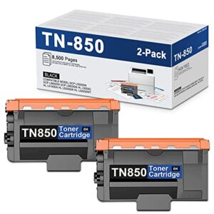 lovpain tn850 tn-850 toner cartridge compatible high yield replacement for brother toner tn850 dcp-l5500dn l5600dn l5650dn hl-l5000d l5100dn l5200dw l5200dwt l6200dw printer toner (2 pack, black)