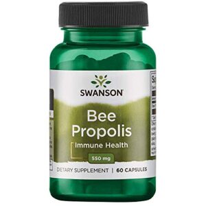 swanson bee propolis 550 milligrams 60 capsules