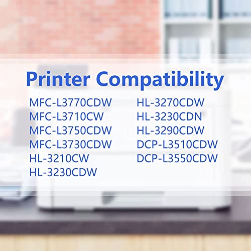 MANDBOY Compatible TN227 2BK/1C/1M/1Y Toner Cartridge Replacement for Brother HL-3290CDW 3210CW 3230CDW 3270CDW Printer, 5/Pack TN 227
