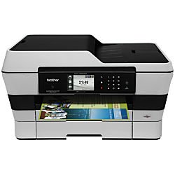 brother mfcj6920dw wireless multifunction inkjet printer with scanner, copier and fax, amazon dash replenishment ready