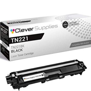 CS Compatible Toner Cartridge Replacement for Brother TN221 TN-221 TN-221BK DCP-9020CDN 9020CDW HL-3140CDW 3150CDW MFC-9130CW 9330CDW 9340CDW 9140CDN 9330CW Black