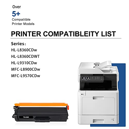Compatible Toner Cartridge Replacement for Brother TN436 TN-436 TN436BK TN436C TN436M TN436Y Brother MFC-L8900CDW HL-L8360CDW HL-L8360CDWT HL-L9310CDW MFC-L9570CDW L8900CDW L8360CDW Printer Ink