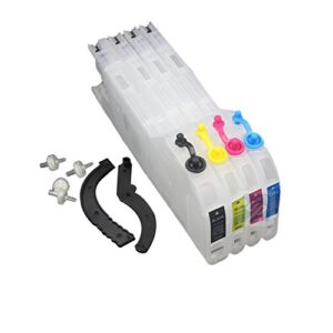 uniprint refillable ink cartridge compatible for brother mfc-j280w mfc-j425w mfc-j430w mfc-j625dw mfc-j825dw mfc-j835dw long type lc71 lc40 lc73 lc75 lc79