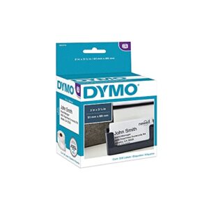 Dymo 30374 Labelwriter Business/Appointment Cards, 2 X 3 1/2, White, 300 Labels/Roll