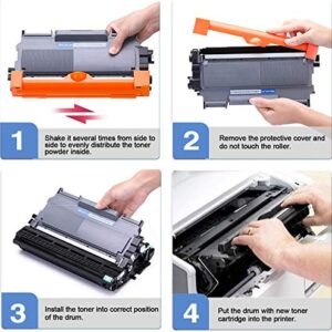 Compatible TN450 TN 450 TN-450 TN 420 TN420 TN-420 Black Toner Cartridge For Brother HL-2280DW HL-2270DW HL-2240 MFC-7240 MFC-7860DW MFC-7460DN DCP-7065DN HL-2240D Printer (4 x Toner)