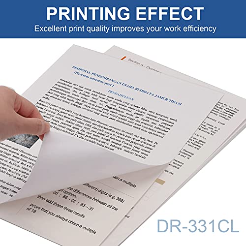 JUL 1-Pack Black DR-331CL DR331CL Drum Unit Compatible Replacement for Brother HL-L9200CDW/CDWT L8250CDN L8350CDW/CDWT MFC-L8600CDW L8850CDW L9550CDW Printer