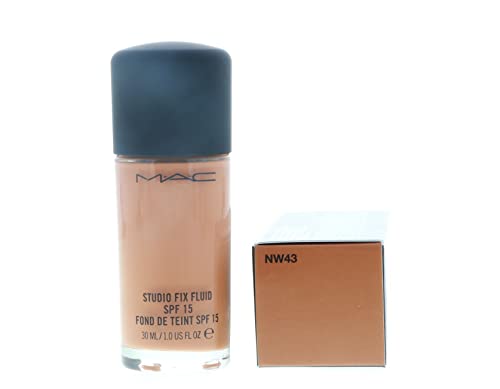 M.A.C. Studio Fix Fluid Foundation SPF 15 Boxed, NW43, 1 Count (A10)