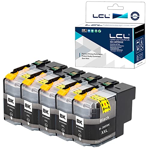 LCL Compatible Ink Cartridge Replacement for Brother LC20E LC20EBK XXL MFC-J5920DW MFC-J985DW MFC-J775DW (1-Pack Black)