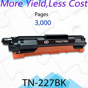 EASYPRINT (1-Pack, Black) Compatible TN-227 Toner Cartridge TN-227 Black Used for Brother HL-L3210CW L3230CDW L3710CDW L3270CDW DPC-L3550CDW MFC-L3710CW L3750CDW L3770CDW Printer