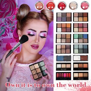 FantasyDay All-in-one Holiday Make up Gift Set | Makeup Kit for Women Full Kit Essential Starter Bundle Include Eyeshadow Palette Lipstick Blush Foundation Concealer Face Powder Mascara Lipgloss Brush