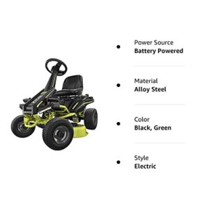 Home Depot 48 Volt RYOBI 30 in. Riding Lawn Mower RY48130