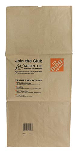 THE HOME DEPOT Heavy Duty Brown Paper 30 Gallon Lawn and Refuse Bags for Home and Garden (15 Lawn Bags)