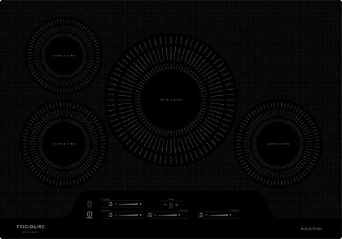 Frigidaire FGIC3066TB Gallery 30" Electric Induction Cooktop, Built-in 4-Burner, Vitroceramic Glass, Black