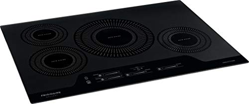 Frigidaire FGIC3066TB Gallery 30" Electric Induction Cooktop, Built-in 4-Burner, Vitroceramic Glass, Black