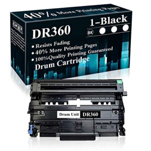 1 pack dr360 black drum unit replacement for brother dcp-7030 7040 7045n hl-2120 2150 2150n 2170 2170w mfc-7040 7320 7345n 7440 7440n 7840 7840w printer,sold by topink