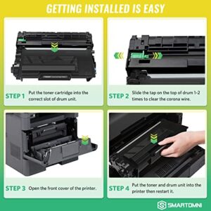 S SMARTOMNI TN850 TN820 Compatible Toner Cartridges Replacement for Brother TN850 TN820 TN-850 TN-820 for Brother DCP-L5500DN HL-L5000D HL-L5200DWT HL-L6200DW MFC-L5700DW MFC-L5800DW Pinter 2 Packs