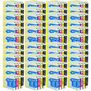 aceink compatible ink cartridges replacement for brother lc51 ink cartridges, work for brother mfc-240c mfc-440cn mfc-465cn mfc-665cw printer 48-pack (12 black,12 cyan, 12 magenta, 12 yellow)