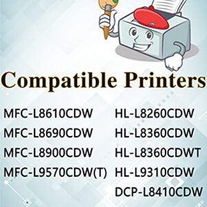 MM MUCH & MORE Compatible Toner Cartridge Replacement for Brother TN 436 TN-436 TN433 TN431 to use for MFC-L8900CDW MFC-L8610CDW HL-L8360CDWT HL-L8360CDW HL-L9310CDW MFC-L9570CDW Printers (Magenta)