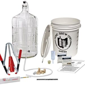 Winemakers Depot BT-IIWK-VISS Premium Wine Making Equipment Kit - with Auto-Syphon