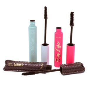 Tarte Cosmetics Merry Mascara Must-Haves Trio Holiday Gift Set:: SEA Surfer Curl Volumizing Mascara, Lights, Camera, Lashes 4-In-1 Vegan Mascara, Big Ego Mascara - Long Lasting, 3 Piece Set