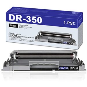 [14,000 pages] dr-350 dr350 dr3501pk drum unit replacement for brother dcp-7010 7020 7025 fax-2820 2825 2920 hl-2030 2040 2070 printer
