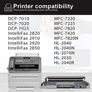 [14,000 Pages] DR-350 DR350 DR3501PK Drum Unit Replacement for Brother DCP-7010 7020 7025 FAX-2820 2825 2920 HL-2030 2040 2070 Printer