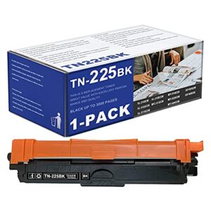 indi 1 pack tn225bk tn225 tn225 black high yield toner cartridge replacement for brother hl3140cw 3150cdn 3170cdw 3180cdw dcp9015cdw 9020cdn mfc9130cw 9140cdn 9330cdw 9340cdw printer.