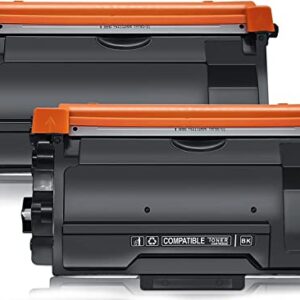 Juyudow Ultra High Yield Toner Cartridge for Brother TN880 TN-880 TN 880 HL-L6200DW MFC-L6700DW MFC-L6800DW HL-L6200DWT HL-L6300DW MFC-L6900DW Printer Toner Cartridge (Black, 2 Pack)