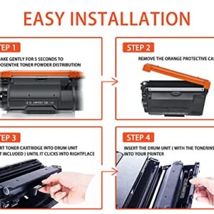 Juyudow Ultra High Yield Toner Cartridge for Brother TN880 TN-880 TN 880 HL-L6200DW MFC-L6700DW MFC-L6800DW HL-L6200DWT HL-L6300DW MFC-L6900DW Printer Toner Cartridge (Black, 2 Pack)