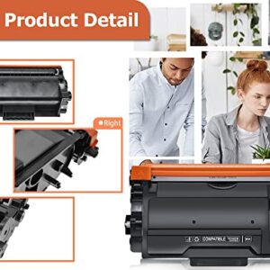 Juyudow Ultra High Yield Toner Cartridge for Brother TN880 TN-880 TN 880 HL-L6200DW MFC-L6700DW MFC-L6800DW HL-L6200DWT HL-L6300DW MFC-L6900DW Printer Toner Cartridge (Black, 2 Pack)