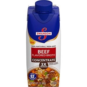 swanson 100% natural beef broth concentrate, 8 ounce