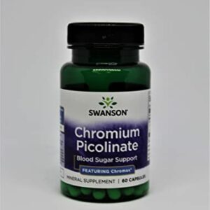 Swanson Chromium Picolinate 200 mcg 60 Capsules (2 Pack)