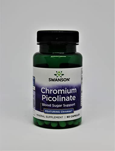 Swanson Chromium Picolinate 200 mcg 60 Capsules (2 Pack)