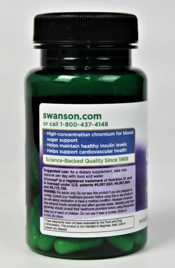 Swanson Chromium Picolinate 200 mcg 60 Capsules (2 Pack)