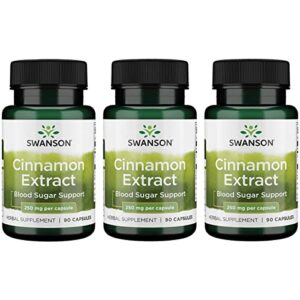 swanson cinnamon extract (250mg, 90 capsules) (3 pack)