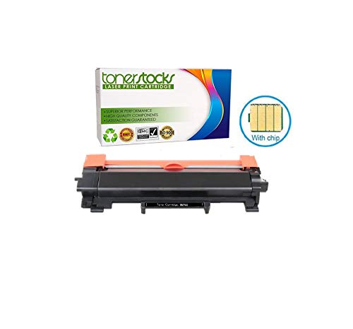 Tonerstocks Compatible Toner for Brother TN760 TN730 use in DCP-L2550DW HL-L2350DW Printer (Black, 1 Pack)