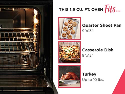 Frigidaire 24 in. 1.9 Cu. Ft. Electric Range in Stainless Steel with Hidden Bake, ADA Compliant