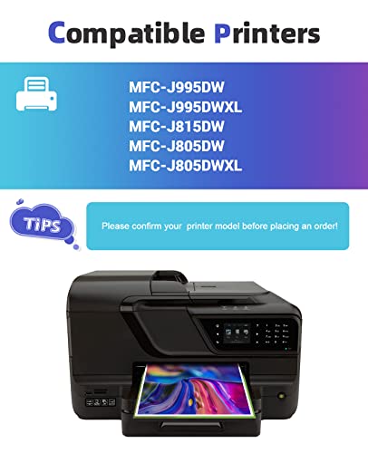 BAALAND LC3033XXL LC3033BK/C/M/Y Ink Cartridges Replacement for Brother LC3033 3033 LC3035 3035 Work for MFC-J995DW MFC-J995DWXL MFC-J815DW MFC-J805DW MFC-J805DWXL Printer (4-Pack)