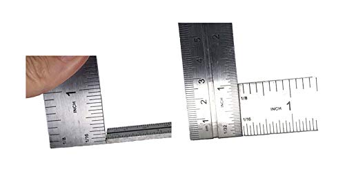 Swanson Tool Co TC131 12 inch Combo Square with Stainless Steel Rule, Inches/Metric Marks, Brass Bolt and Composite Body